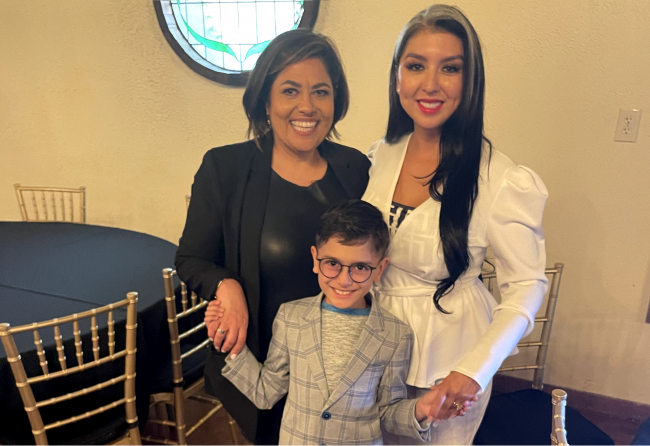 Crystal Lopez (first from right) president of Carter Bradley Insurance Solutions.