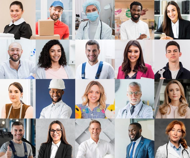 Photos of different types of workers illustrate blog "EPLI vs Workers’ Comp: What Is the Difference?"